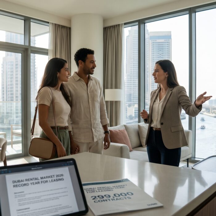 Dubai Rental Market 2026: On Track for a Record Year as Leasing Hits 299,000 Contracts